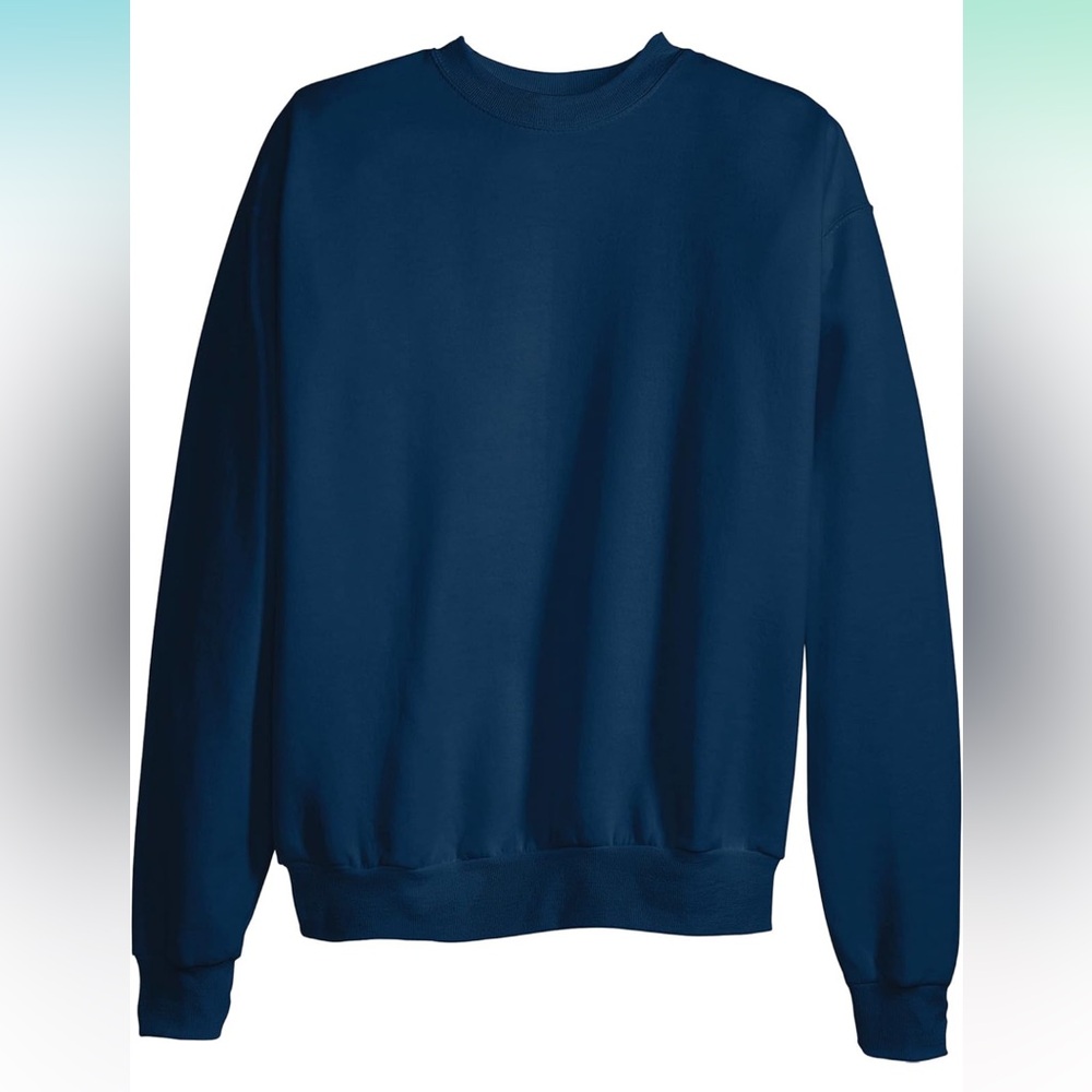 5/$20 Men’s Hanes EcoSmart Fleece Cotton-Blend Pullover Crewneck Sweatshirt 2XL